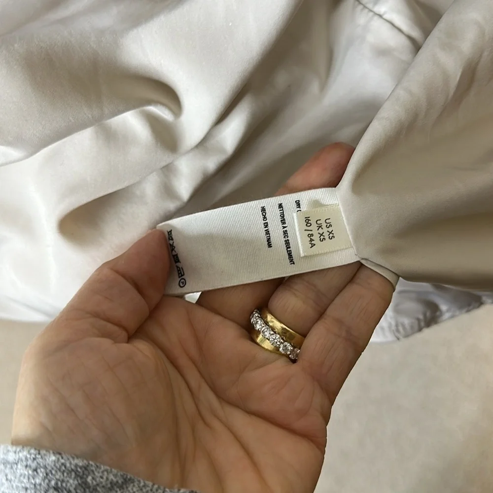 Free People Ella Puffa Coat in Mineral Dust SzXS